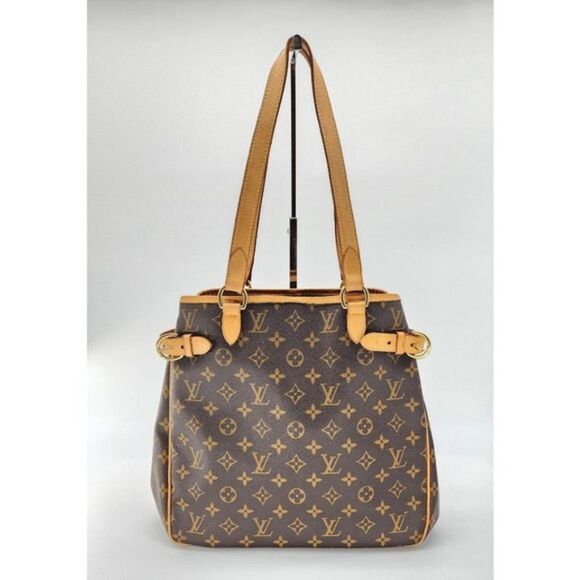 Louis Vuitton MM Tote Batignolles Vertical Monogram Canvas In Good Condition - Picture 1 of 9